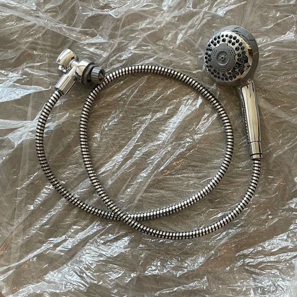 EUC Chrome “Single” Shower Head with Hose Easy Installation - Picture 7 of 8